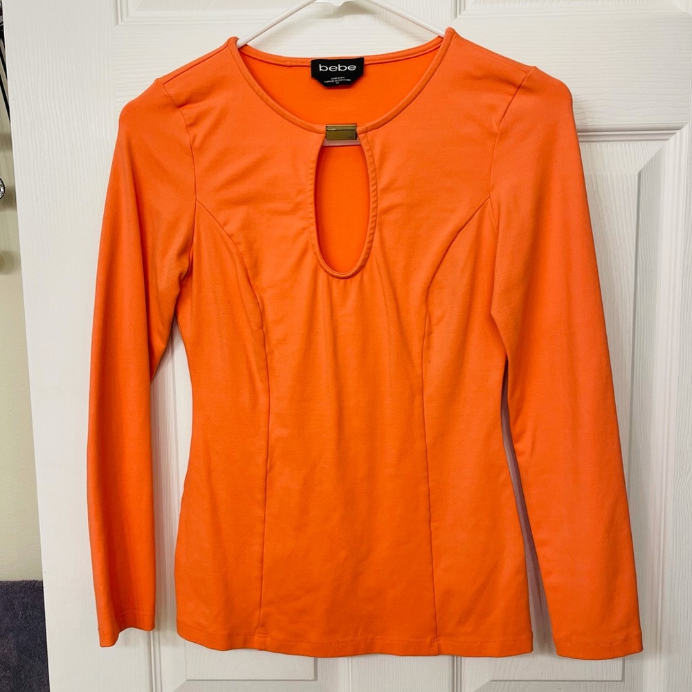 Gorgeous Bebe Coral Blouse😍